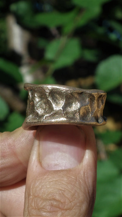 Handmade bronze ring