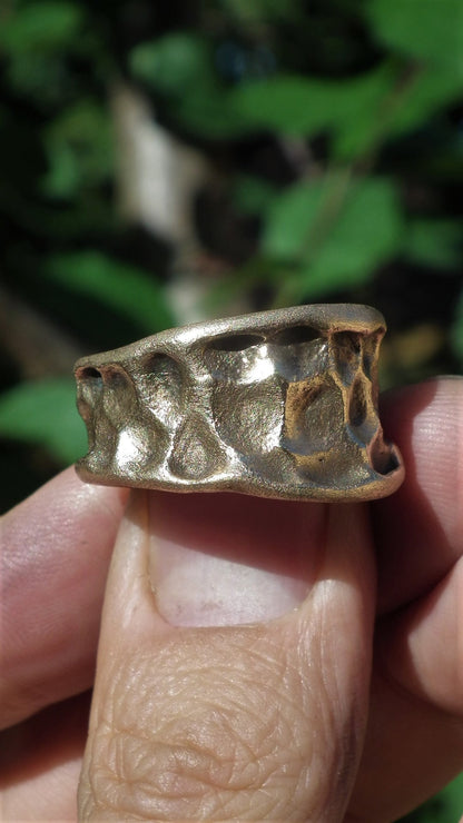 Handmade bronze ring