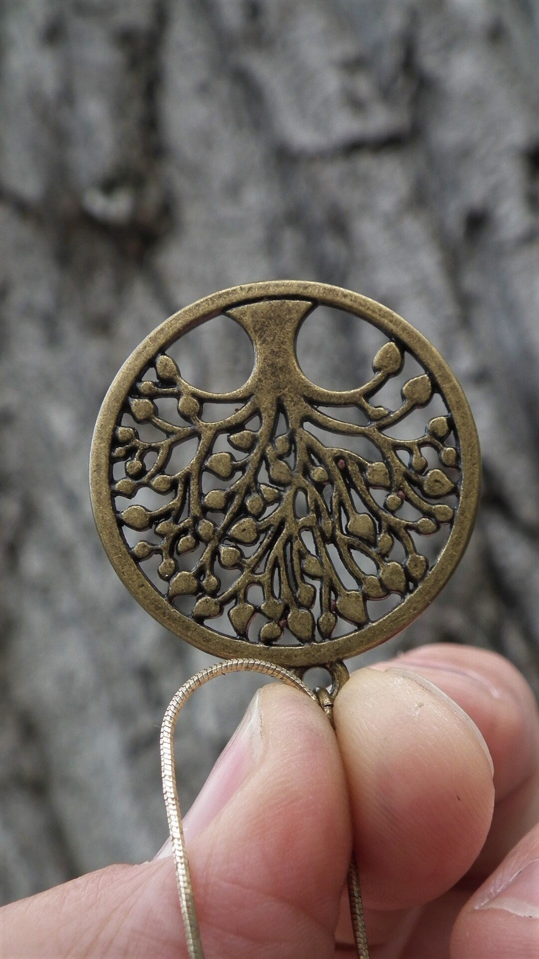 Bronze Tree of life pendant