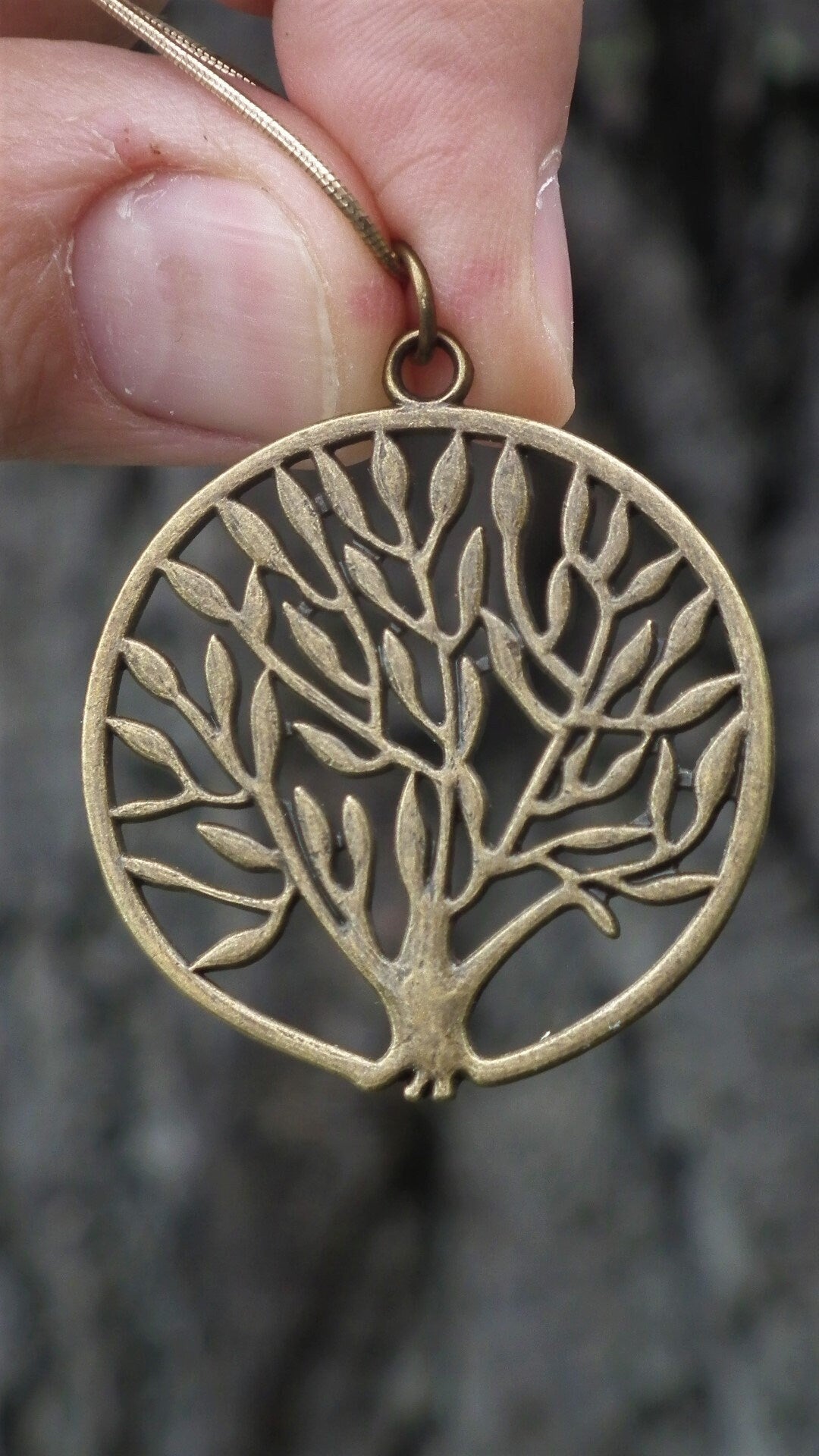 Bronze Tree of life pendant