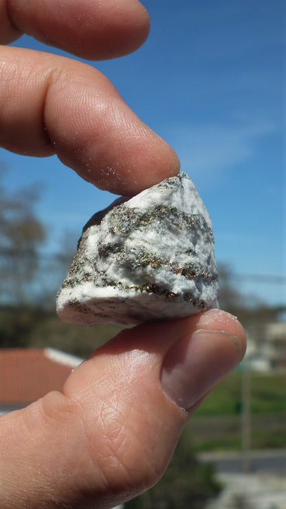 Pyrite in Snow Dolomite