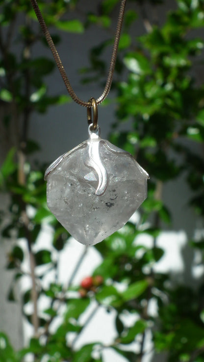 Herkimer diamond necklace
