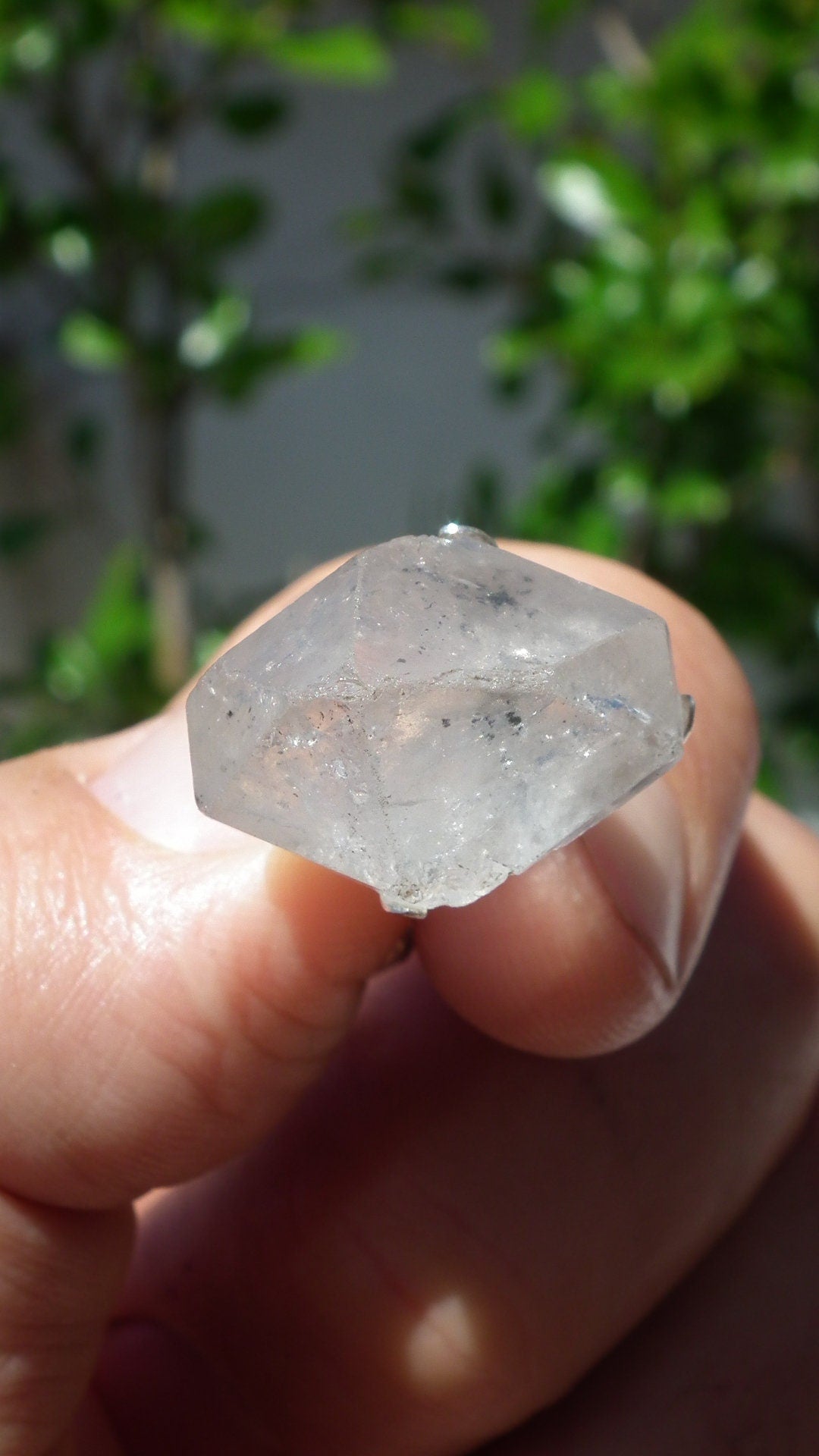 Herkimer diamond necklace