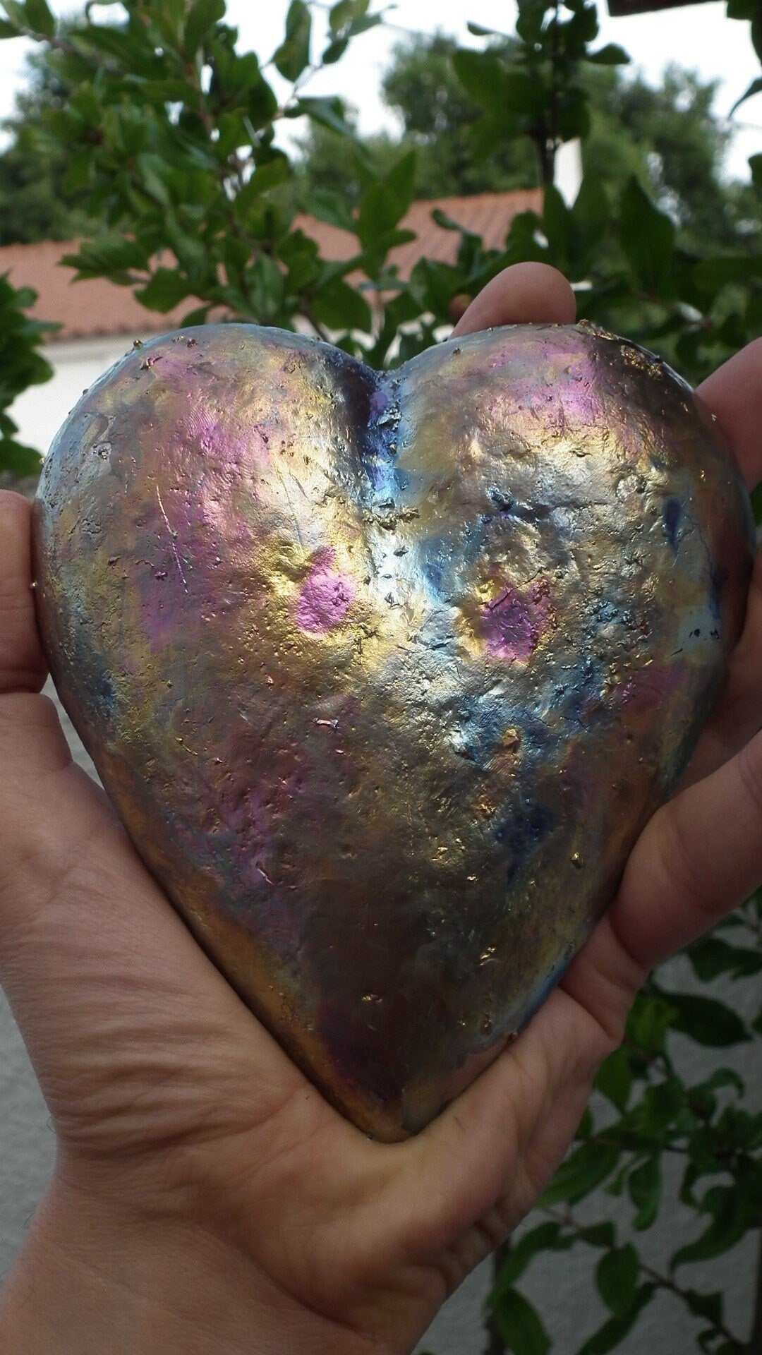 Handmade Bismuth Heart