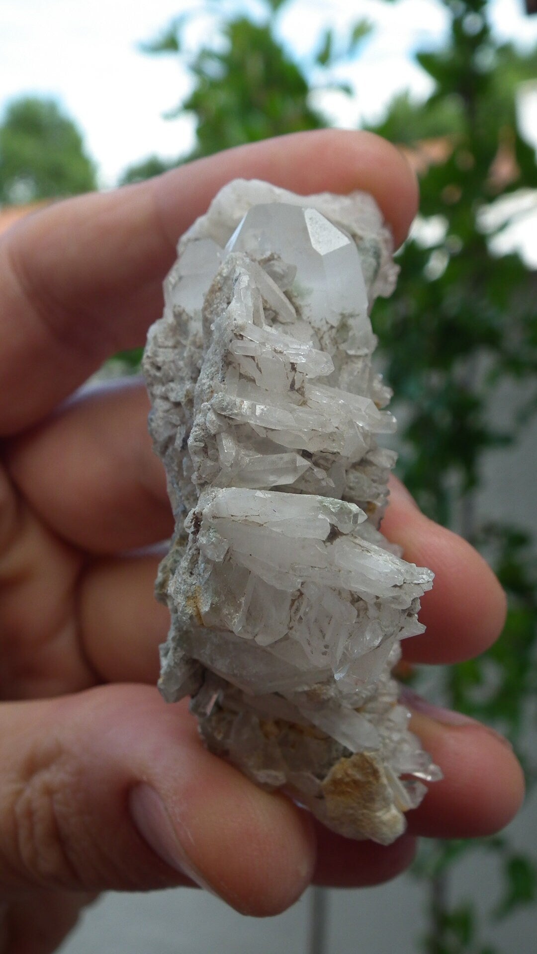 Green Chlorite Quartz Point
