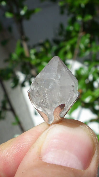 Herkimer diamond necklace