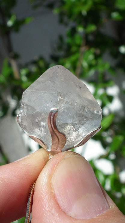 Herkimer diamond necklace