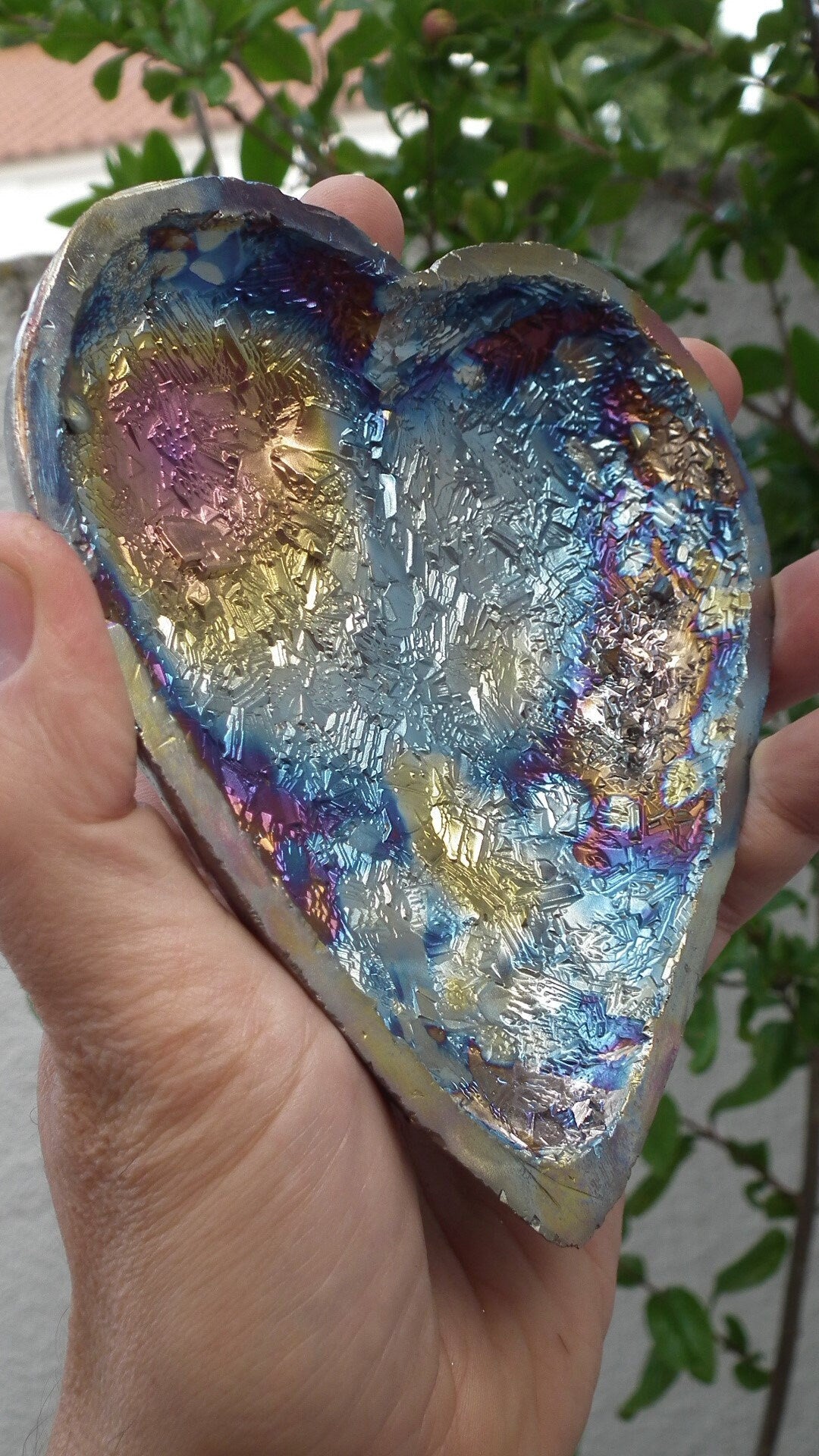 Handmade Bismuth Heart