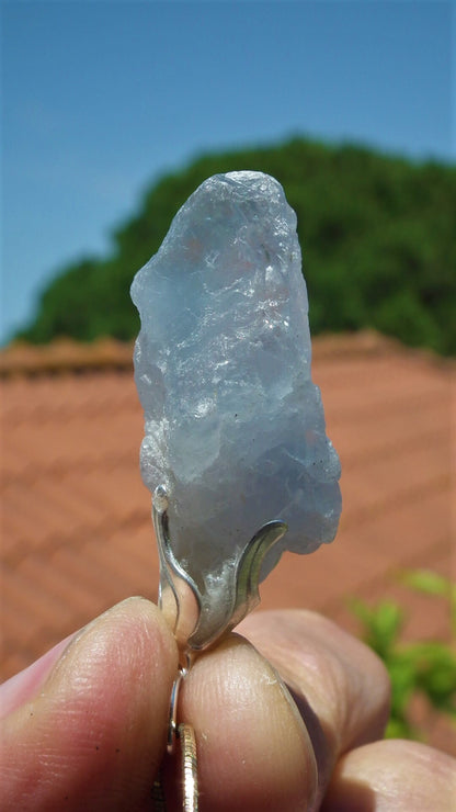 Celestite pendant