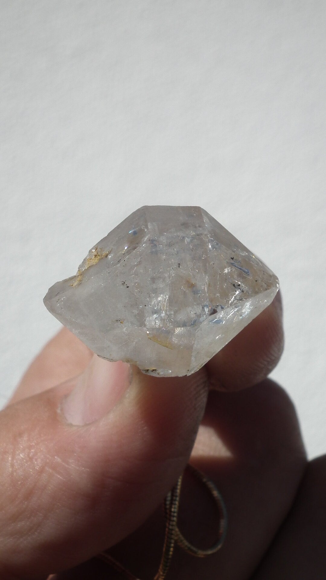 Herkimer diamond necklace // XXL Herkimer diamond necklace