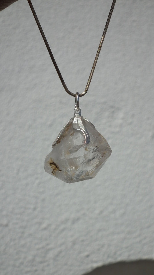 Herkimer diamond necklace // XXL Herkimer diamond necklace