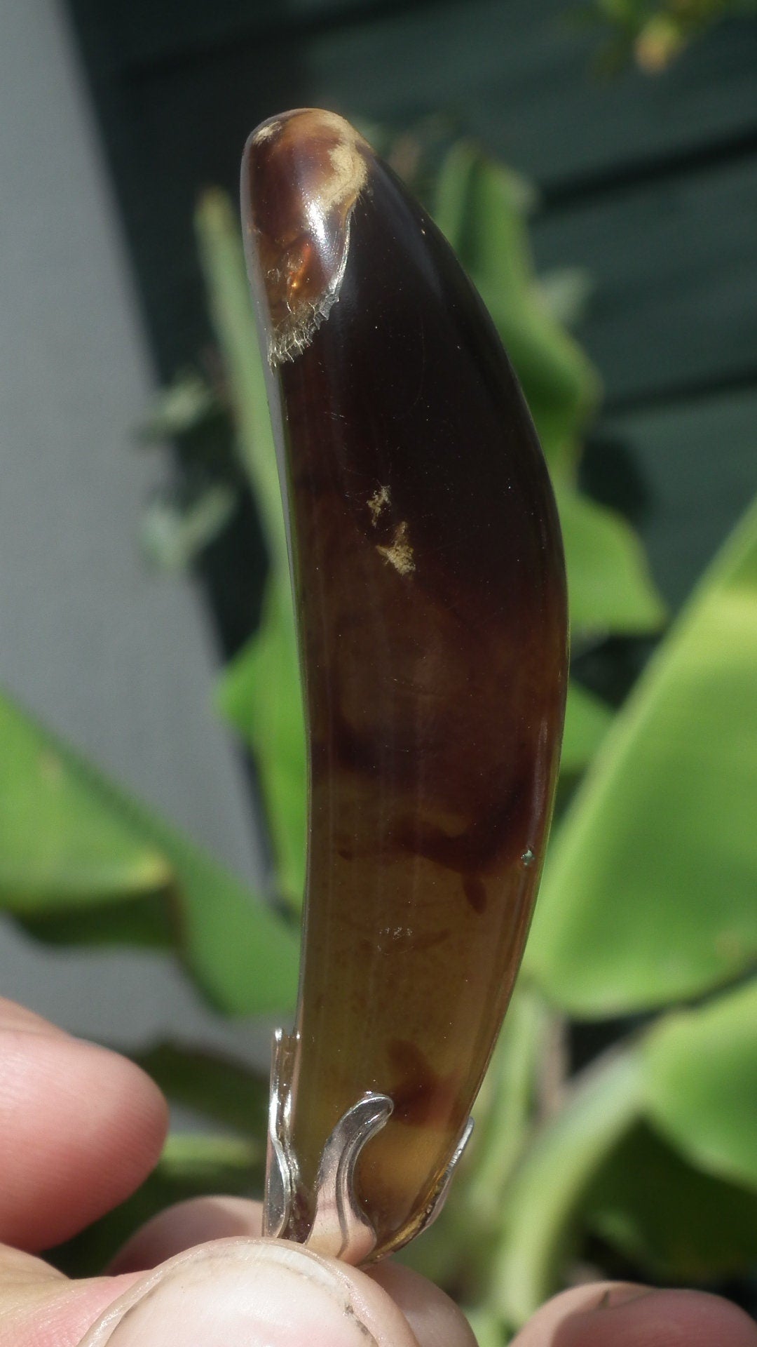 Big Sumatra amber pendant