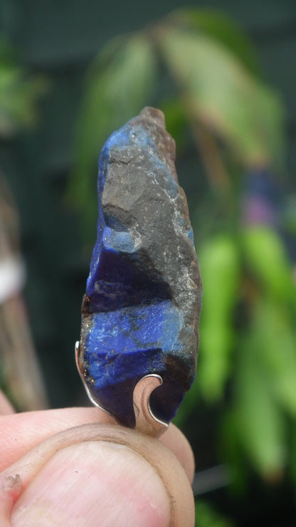 lapis lazuli necklace / raw lapis lazuli