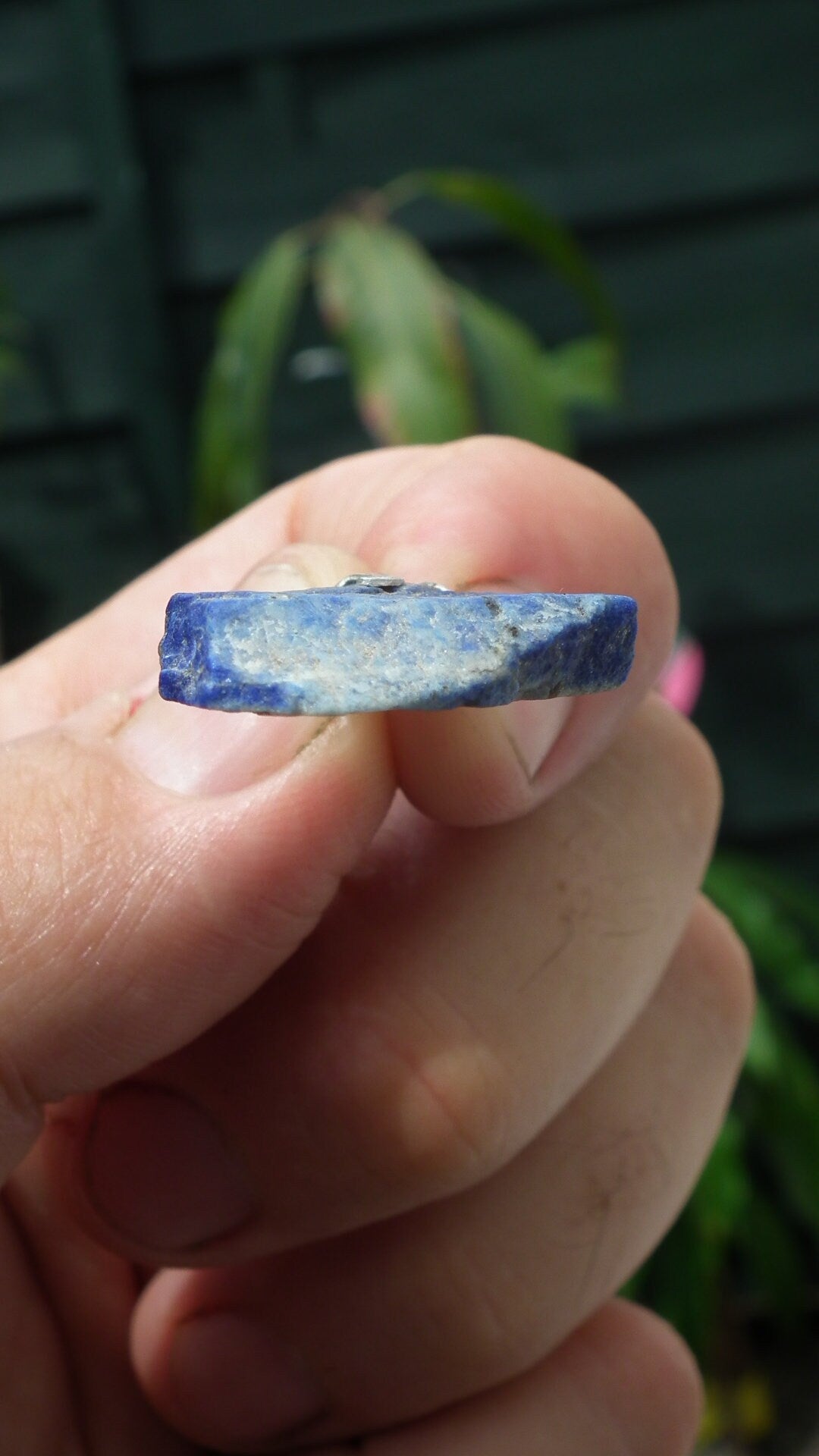 lapis lazuli necklace / raw lapis lazuli