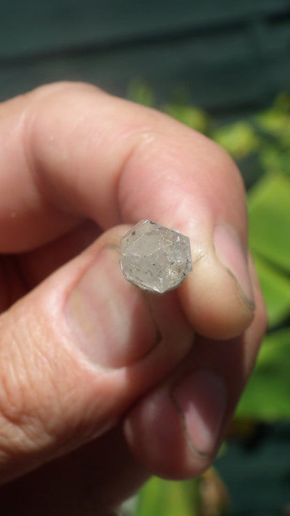 Double terminated Quartz pendant