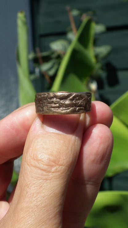 Handmade bronze ring