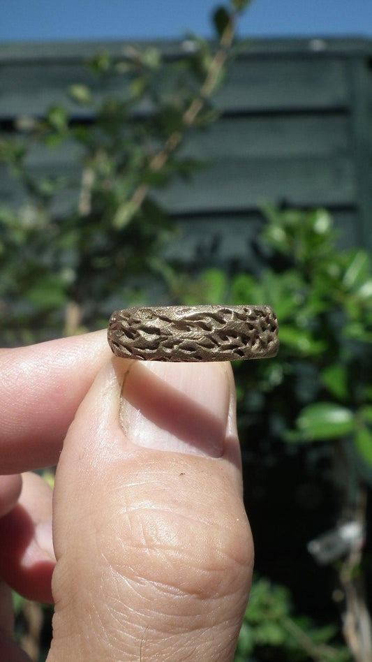 Handmade bronze ring