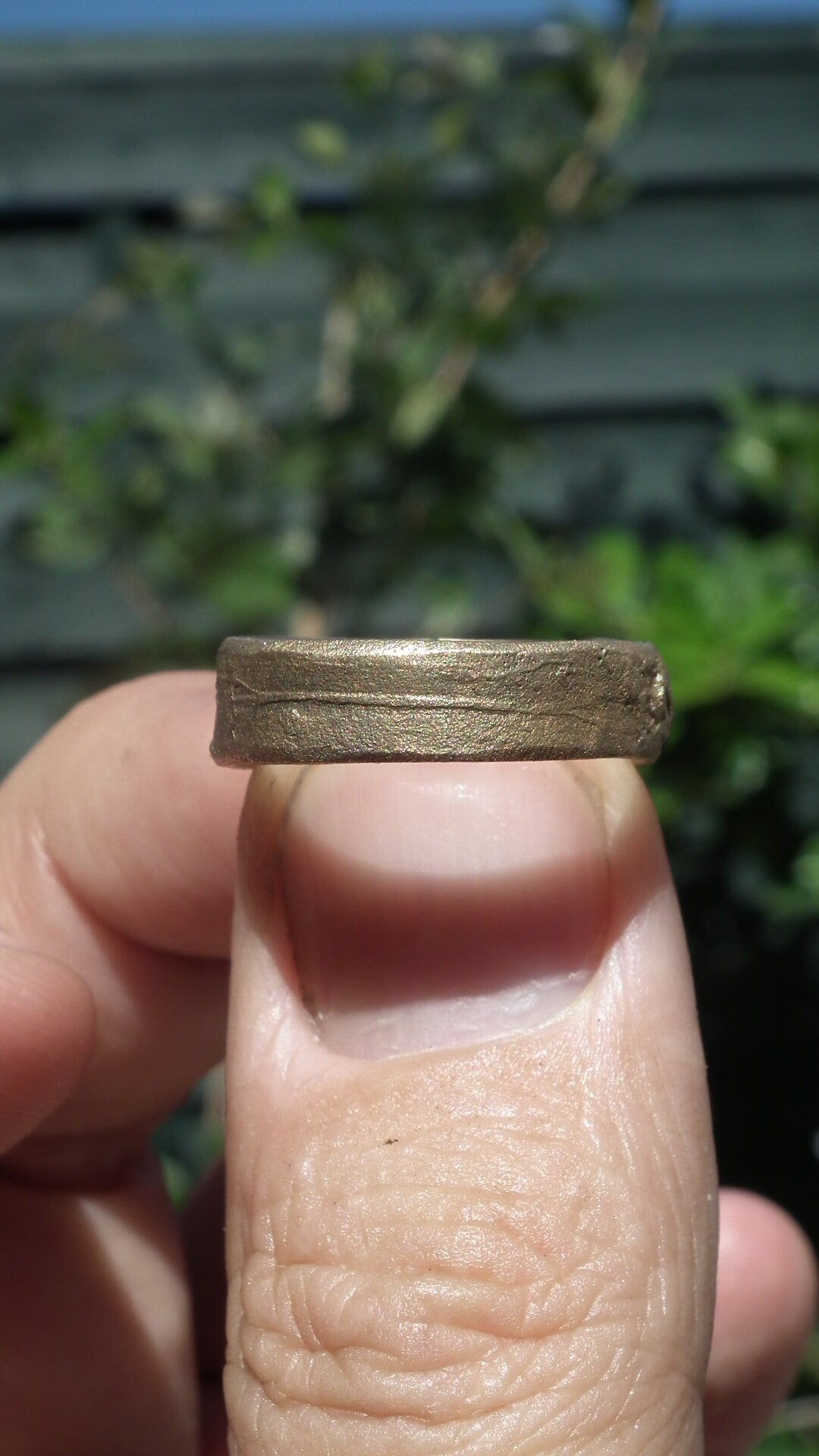 Handmade bronze ring