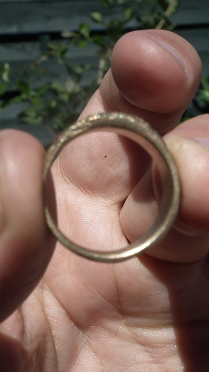 Handmade bronze ring