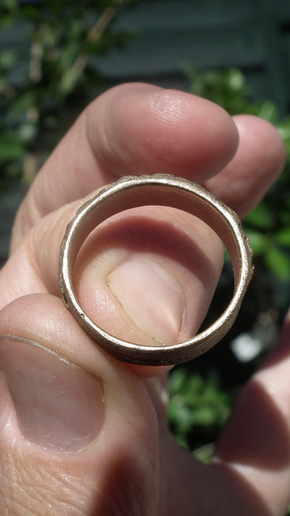 Handmade bronze ring