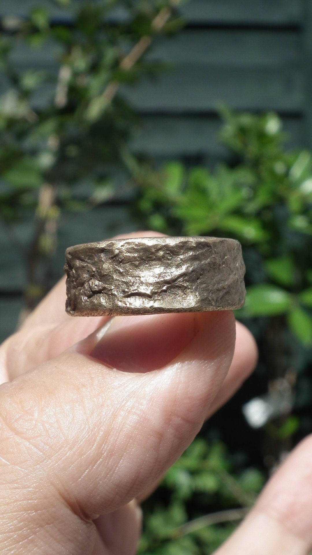 Handmade bronze ring