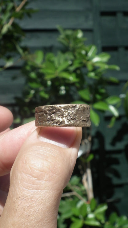 Handmade bronze ring