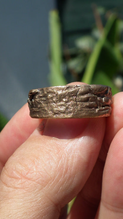 Handmade bronze ring