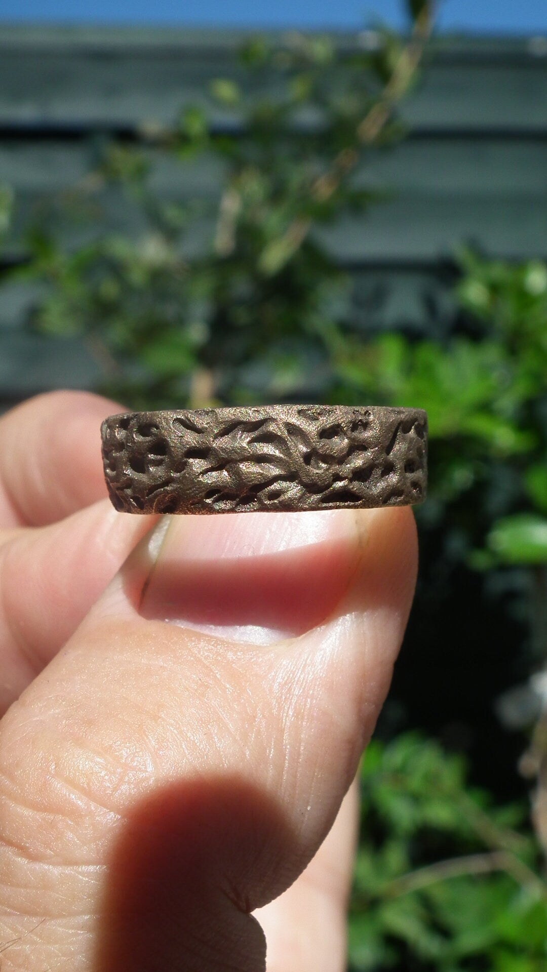 Handmade bronze ring