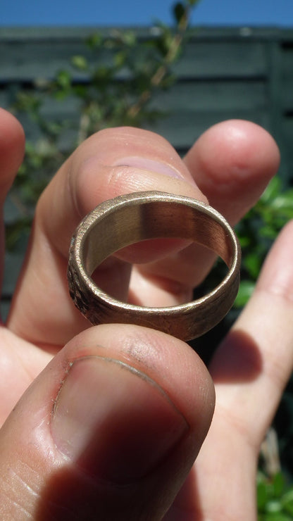 Handmade bronze ring