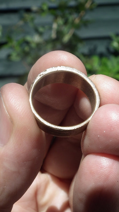 Handmade bronze ring