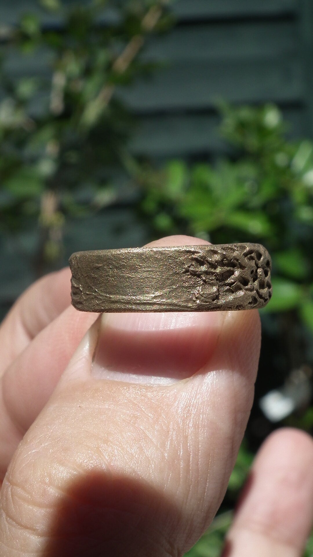 Handmade bronze ring