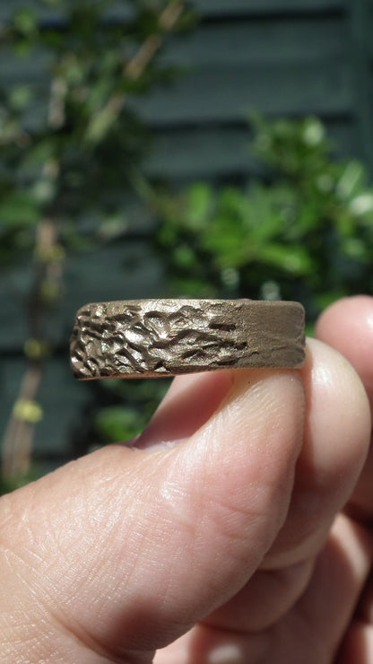 Handmade bronze ring