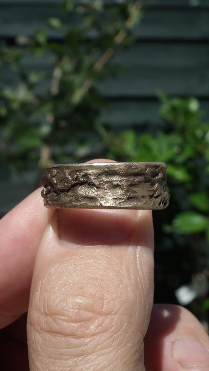 Handmade bronze ring