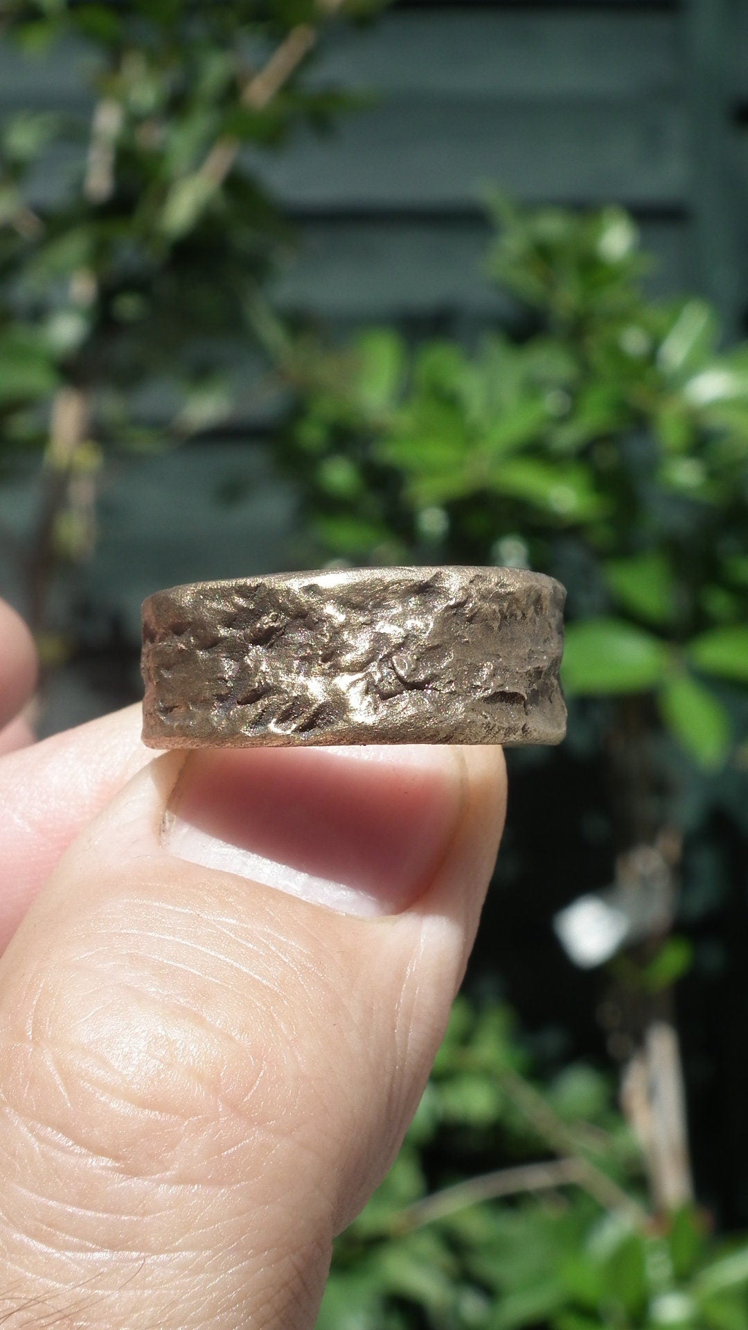 Handmade bronze ring