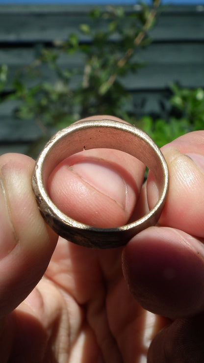 Handmade bronze ring