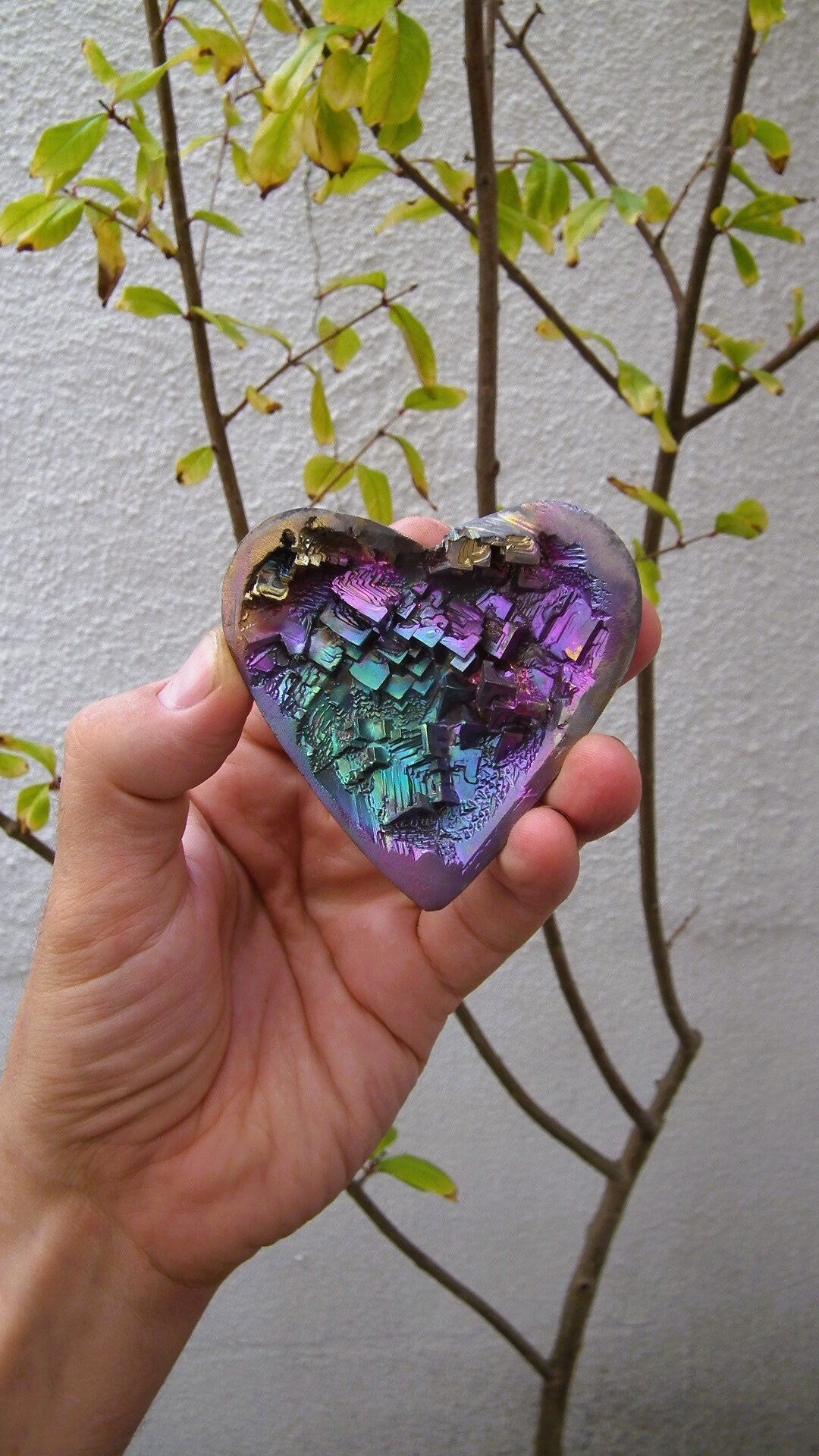 Handmade Bismuth Heart