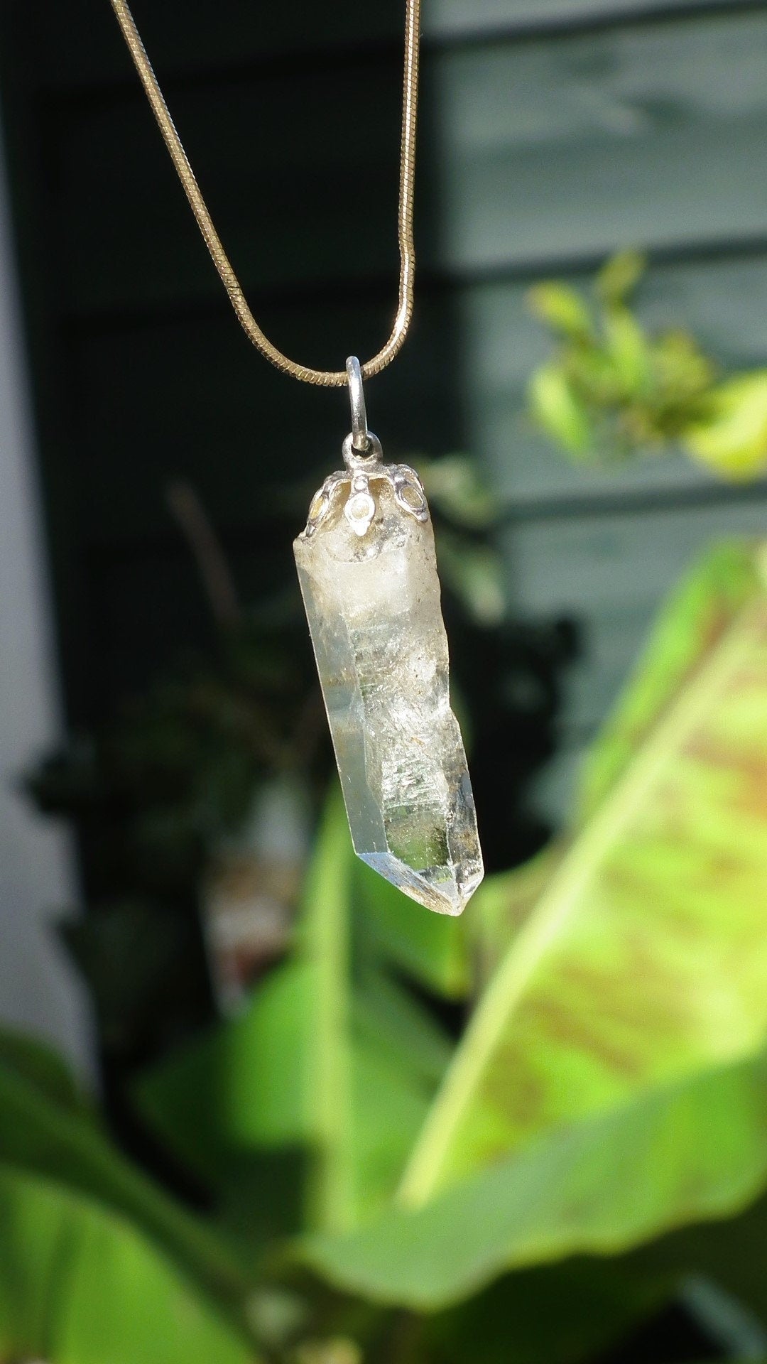 Raw citrine necklace // citrine jewelry // citrine crystal