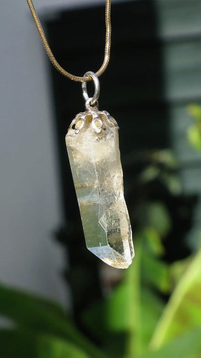 Raw citrine necklace // citrine jewelry // citrine crystal