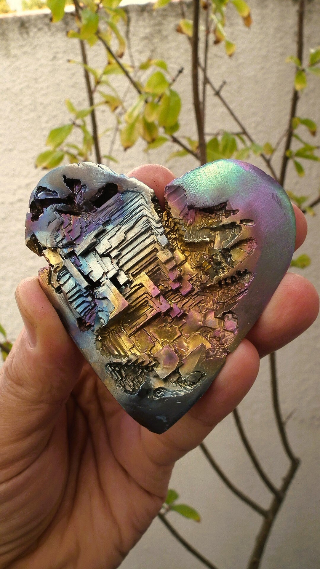 Handmade Bismuth Heart