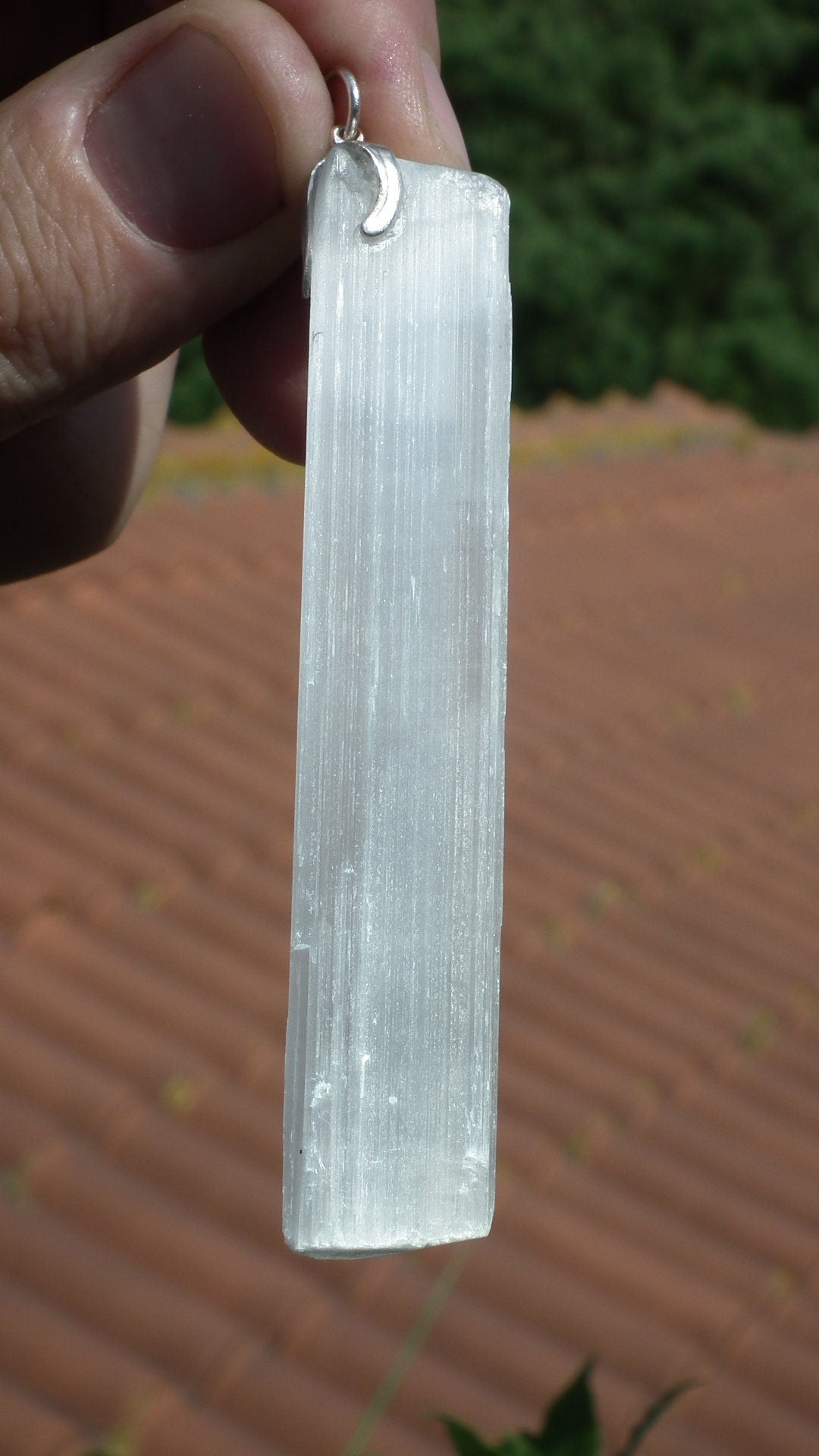 Selenite necklace / Selenite crystal