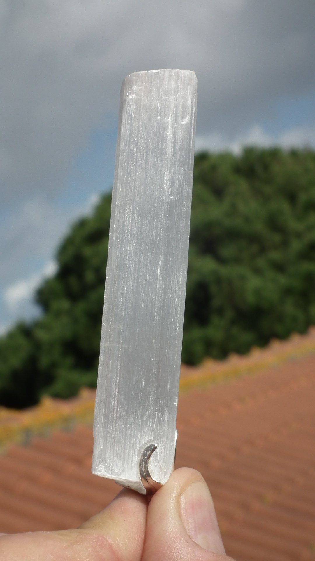 Selenite necklace / Selenite crystal