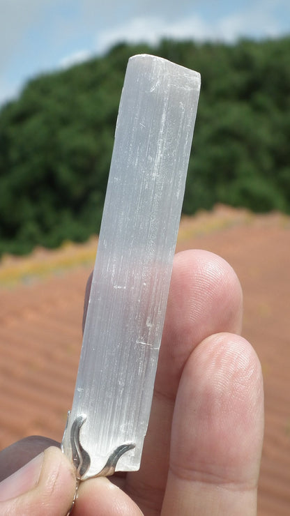 Selenite necklace / Selenite crystal