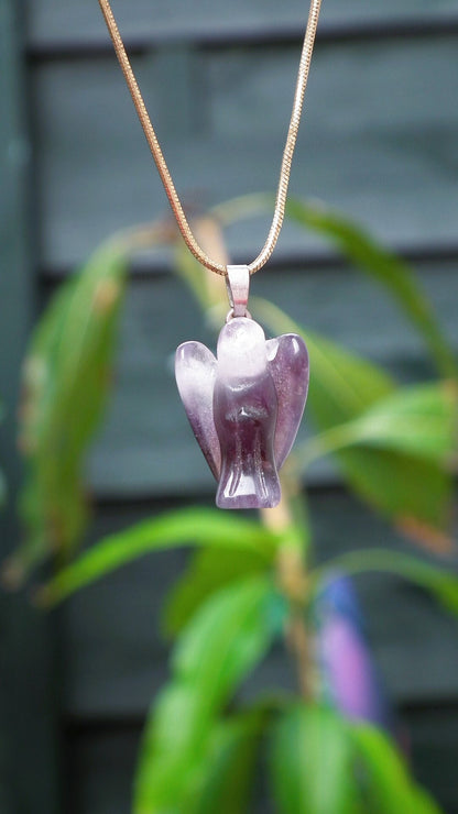 Amethyst Angel // amethyst necklace