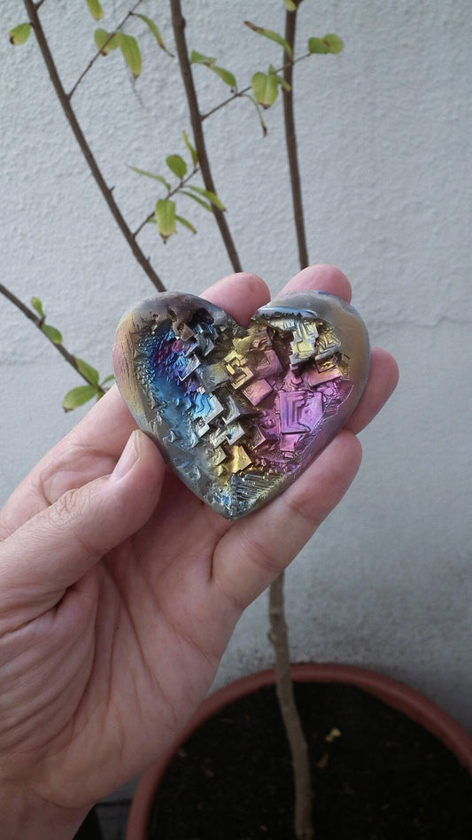 Handmade Bismuth Heart