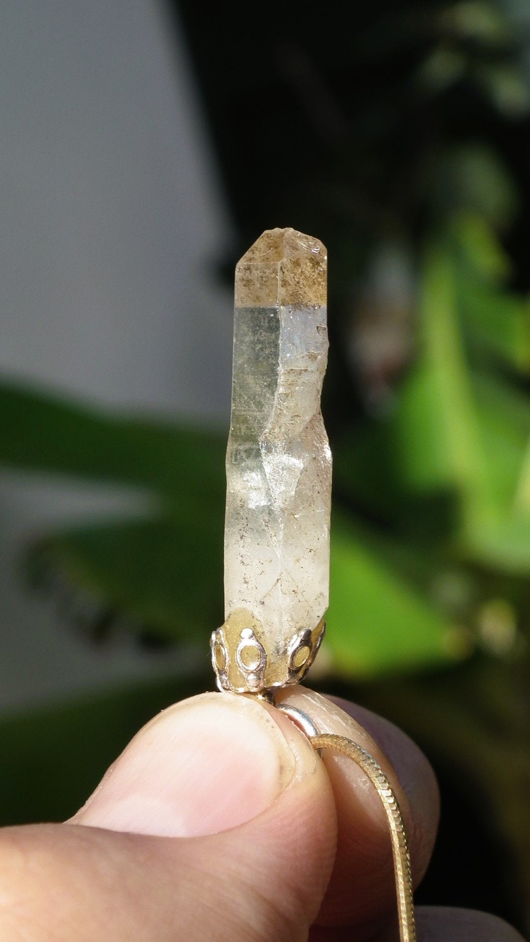 Raw citrine necklace // citrine jewelry // citrine crystal