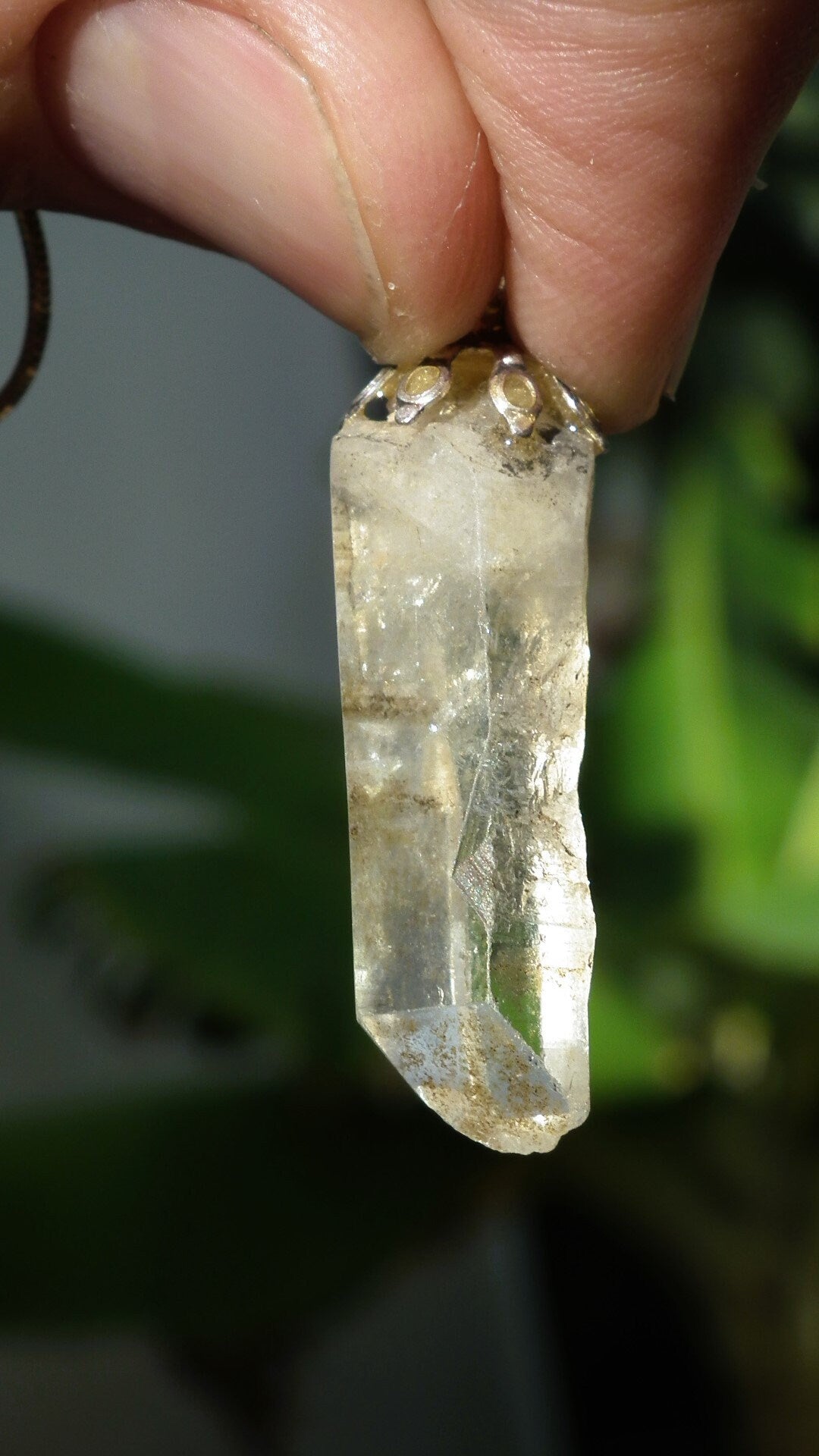 Raw citrine necklace // citrine jewelry // citrine crystal