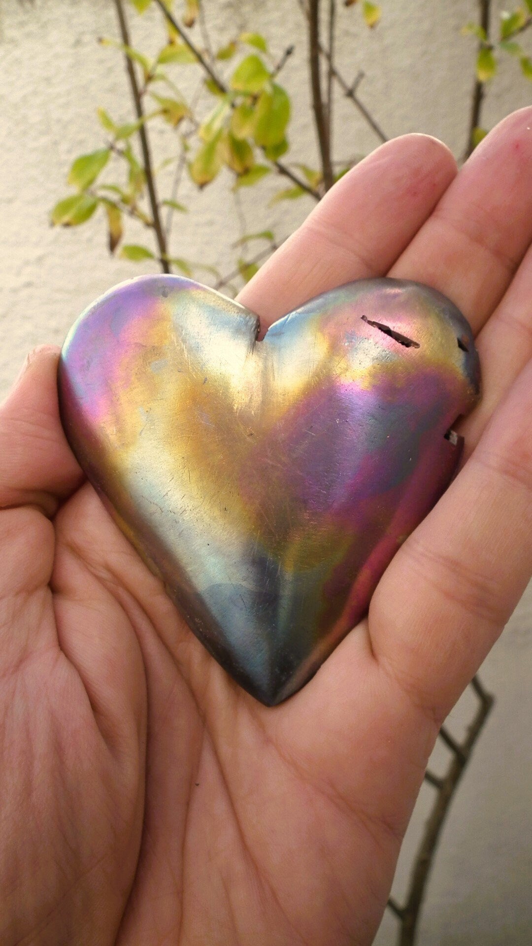 Handmade Bismuth Heart