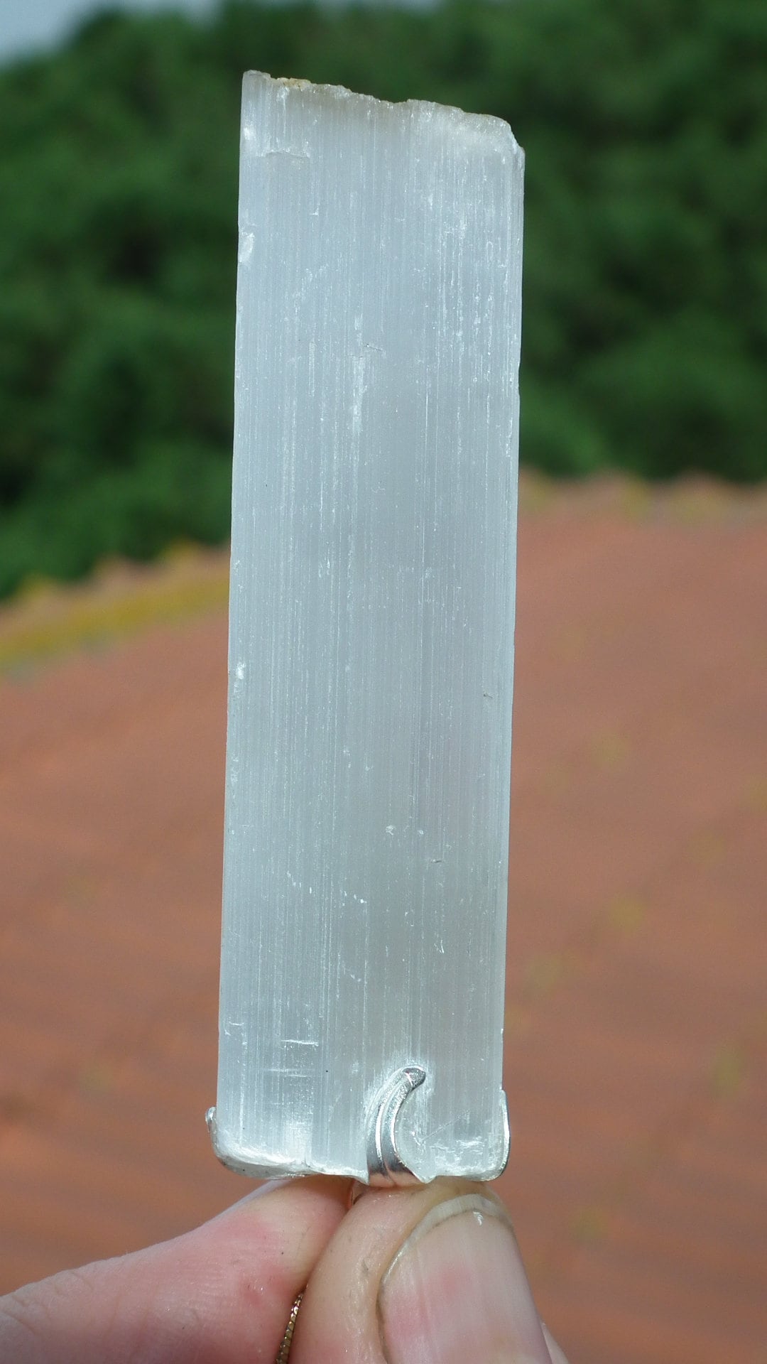 Selenite crystal / Selenite necklace / Large selenite