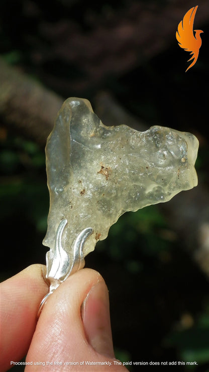 Libyan desert glass necklace