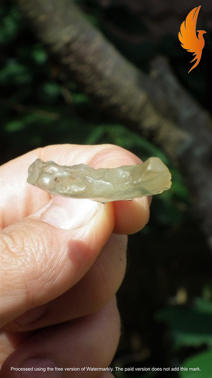 Libyan desert glass necklace